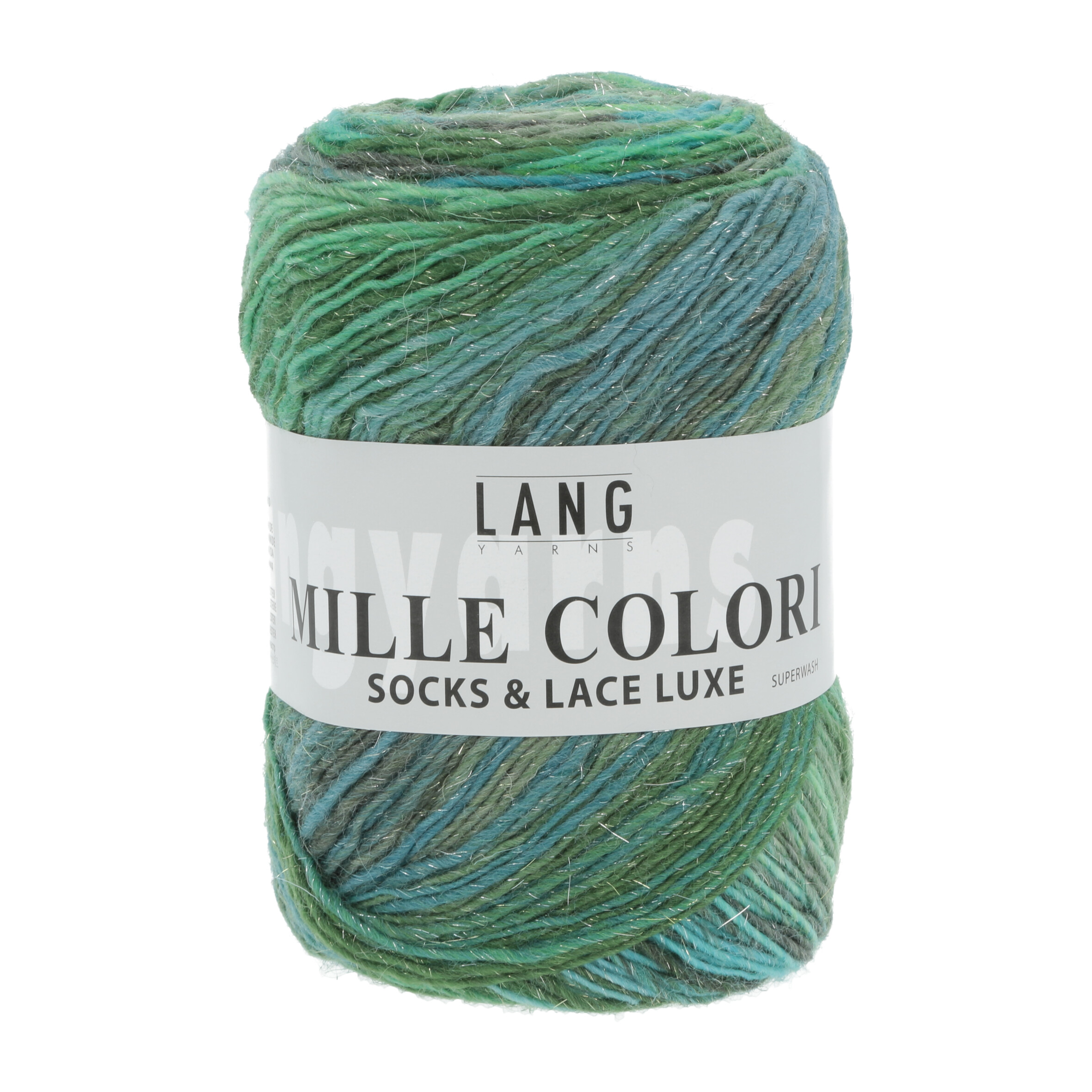 Lang Yarns Mille Colori Socks & Lace Luxe - 0017 Sjökant
