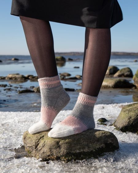 Handgjord Lyx Linda Fridholm Sockan Istapp Stickmönster