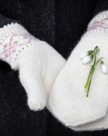 Handgjord Lyx Linda Fridholm Vanten Mormor Margit Stickmönster