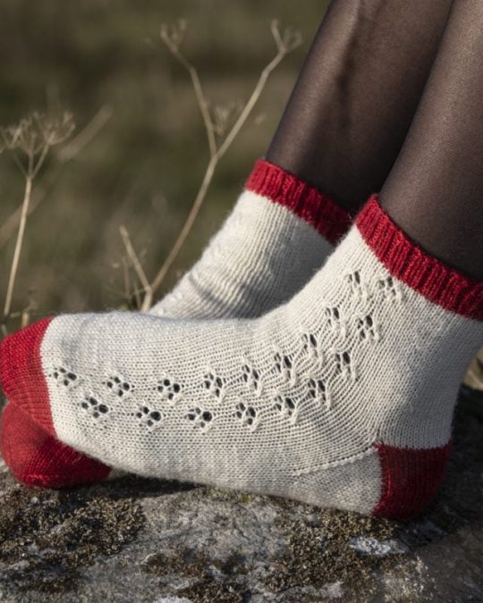 Sockan Julspår Handgjord Lyx Linda Fridholm