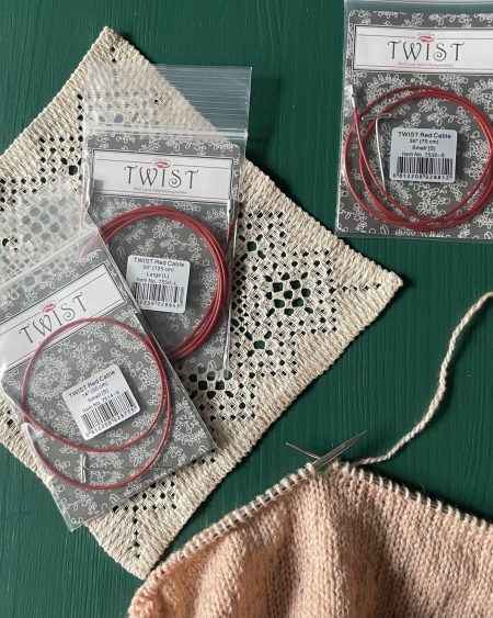 Tre förpackningar Chiaogoo Kablar Twist Red