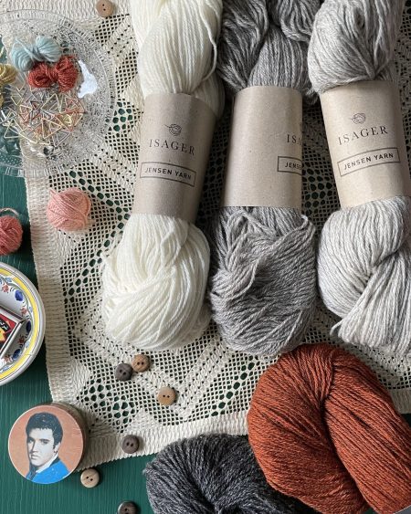 Fem härvor Isager Jensen Yarn