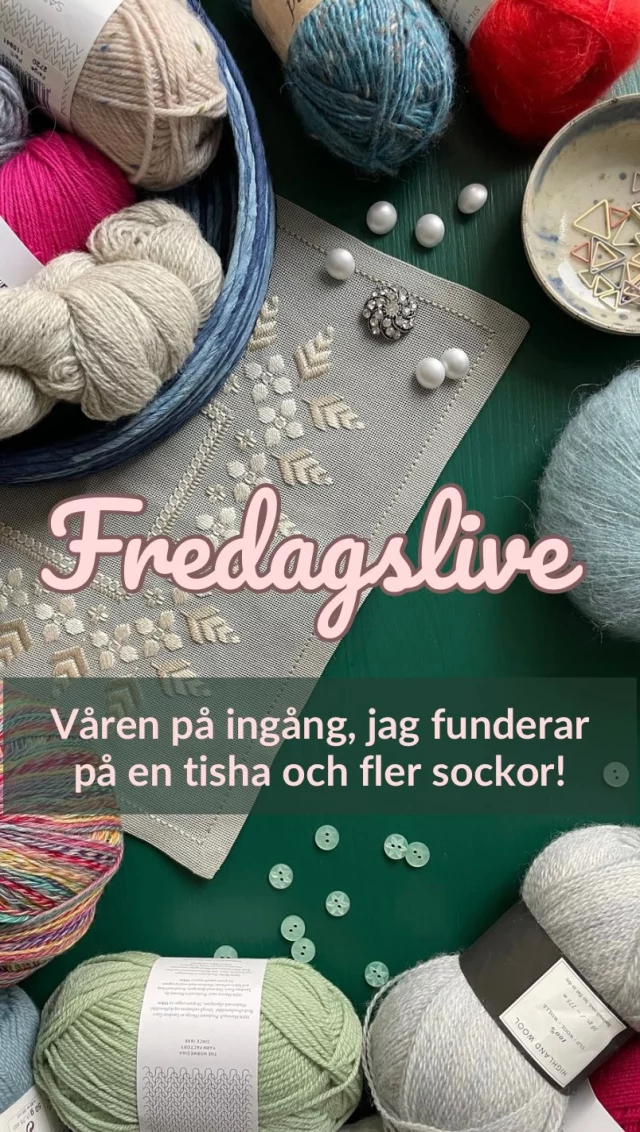 Dagens fredagslive! Peppar på sommarplagg och nya garner 😍
.
.
.
#knutengarn #knutenjkpg #lysjkpg #jkpgsöder #jönköpingsöder #garnaffärijönköping #stickgäris #diy #slowfashion #yarninspo #knitting #sticka #knittersofinstagram #crochet #virkning #knutensfredagslive #plainyoketee #sandnesline #tshirtgarn #ecovita4