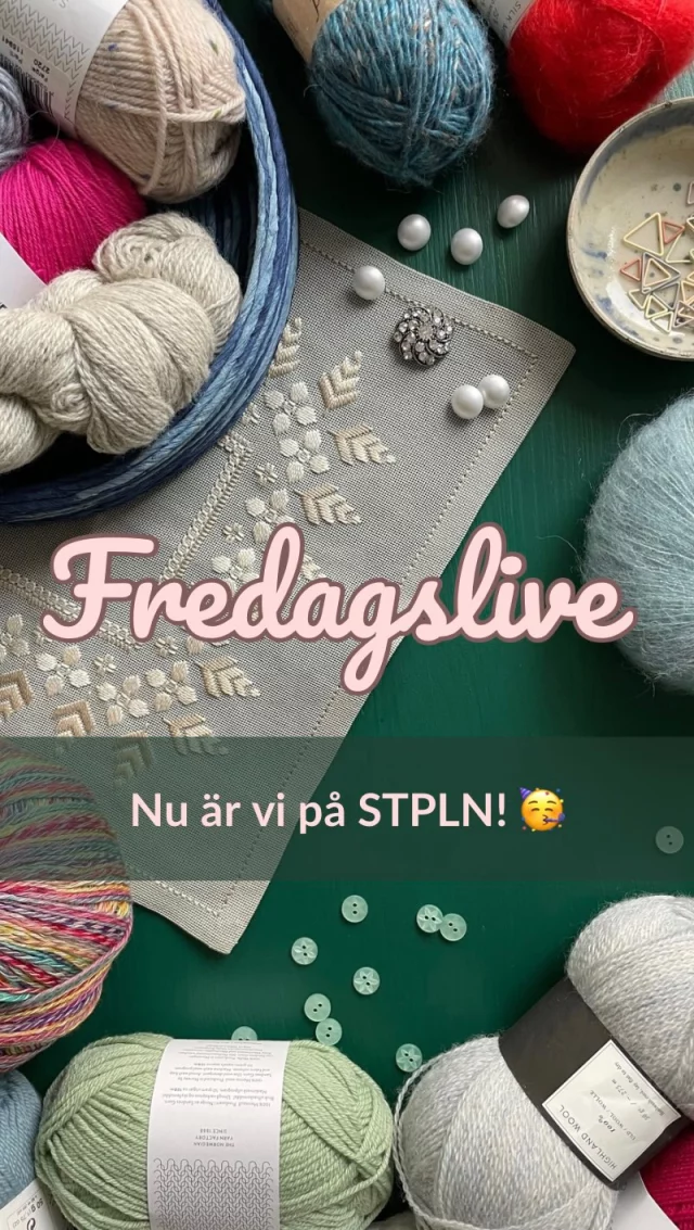 Dagens fredagslive från självaste GARN på STPLN 😍 
.
.
.
#knutengarn #knutenjkpg #lysjkpg #jkpgsöder #jönköpingsöder #garnaffärijönköping #stickgäris #diy #slowfashion #yarninspo #knitting #sticka #knittersofinstagram #crochet #virkning #knutensfredagslive @foreningengarn